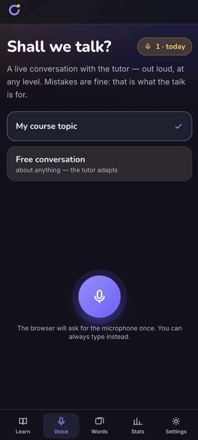 snappyloop app screen